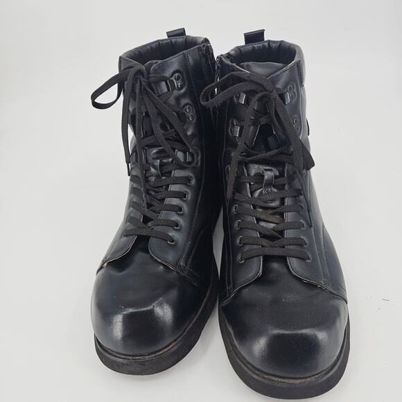 SUREFIT Apis Mt. Emey 504 Black Supra-Depth Orthopedic Leather Boots Men\'s 16